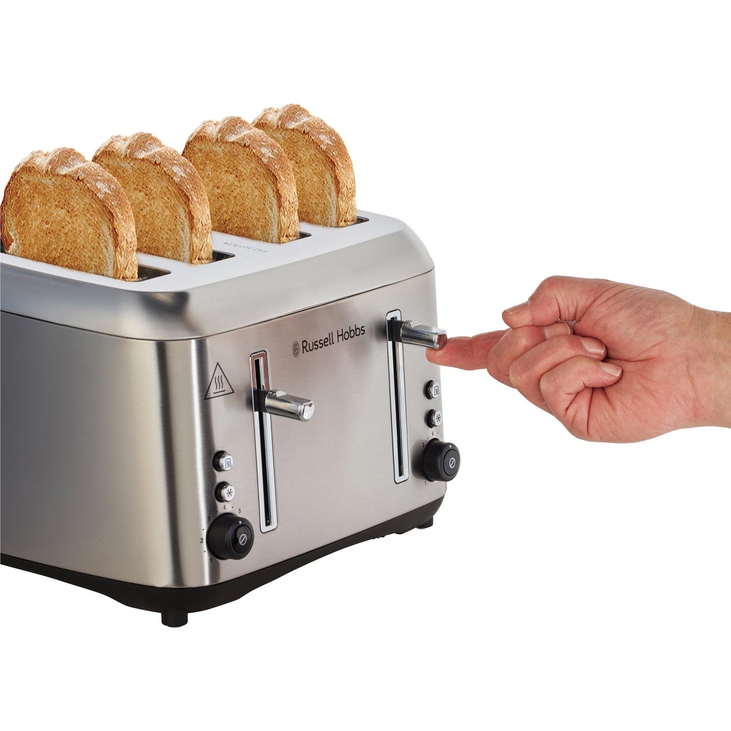Russell Hobbs Addison 4 Slice Toaster (Brushed Stainless Steel)