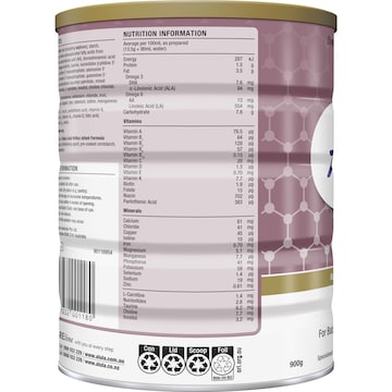 Alula Gold Reflux Infant Formula 0-12M 900g