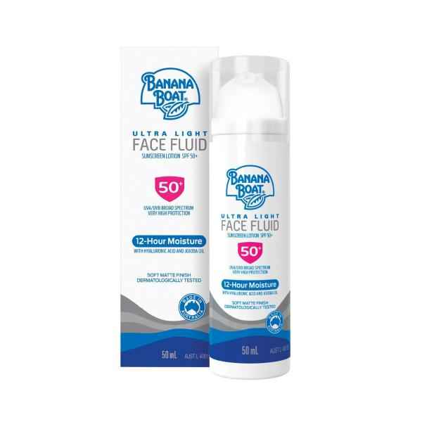 Ultra Light Face Fluid Sunscreen Lotion Spf50+