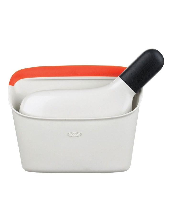 Compact Dustpan & Brush Set in White