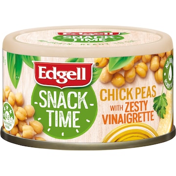 Edgell Snack Time Chickpeas Salad Topper with Zesty Vinaigrette 70g