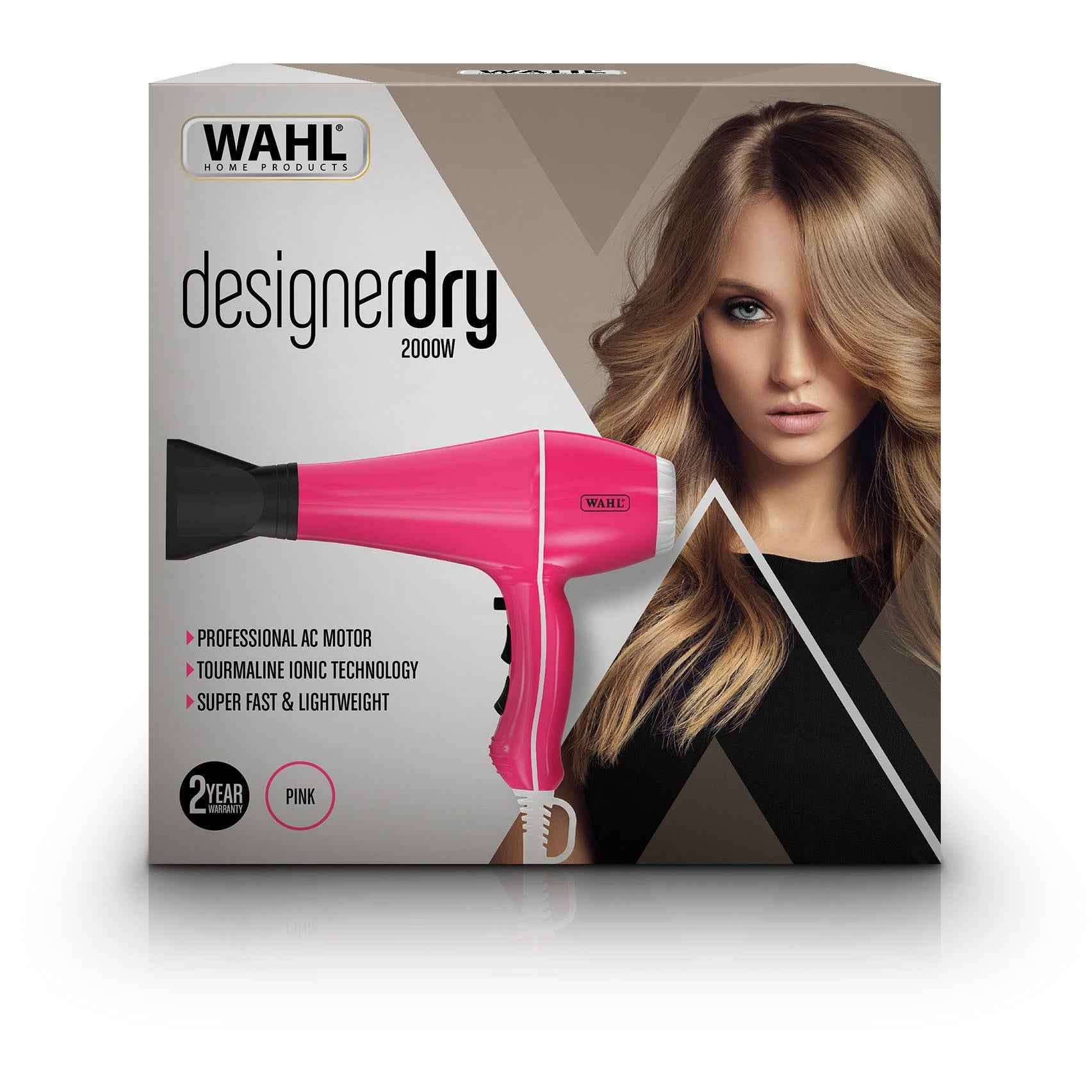 Wahl Designer Dry Hair Dryer (Pink)