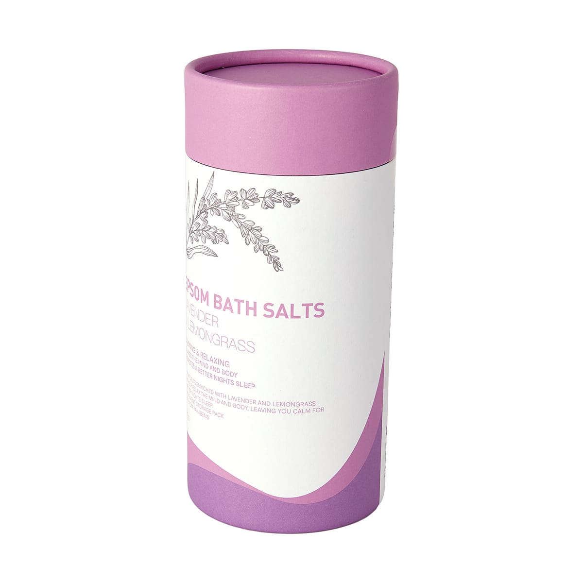 Epsom Bath Salts 750g - Lavender and Lemongrass