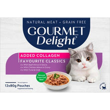 Gourmet Delight Mixed Classic Wet Cat Food 80g x 12 pack