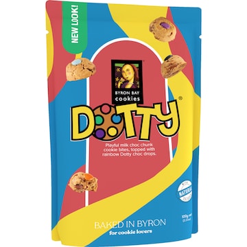 Byron Bay Cookies Dotty Cookie Bites 100g