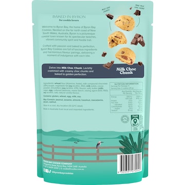 Byron Bay Cookies Milk Choc Chunk Cookie Bites 100g