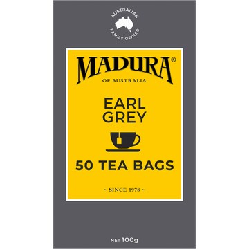 Madura Earl Grey Tea Bags 50 pack