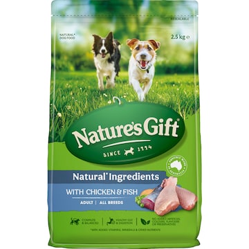 Nature's Gift Adult Dry Dog Food With Chicken & Fish 2.5kg