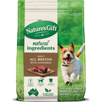 Nature's Gift Adult Dry Dog Food With Kangaroo 2.5kg