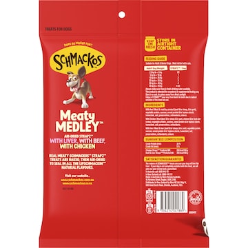 Schmackos Strapz Dog Treats Variety Value Pack 500g