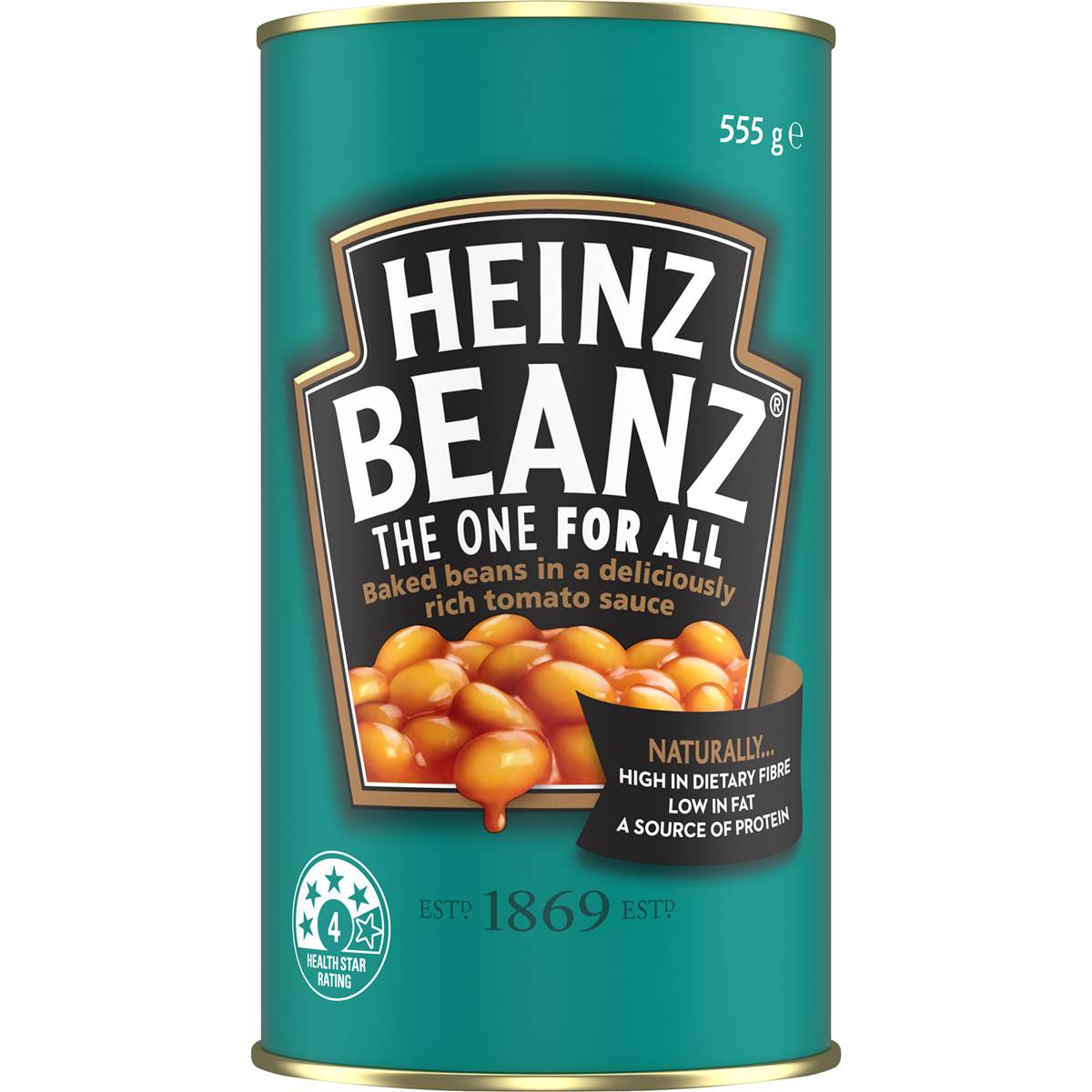 Heinz Beanz Canned Baked Beans in Tomato Sauce 555g