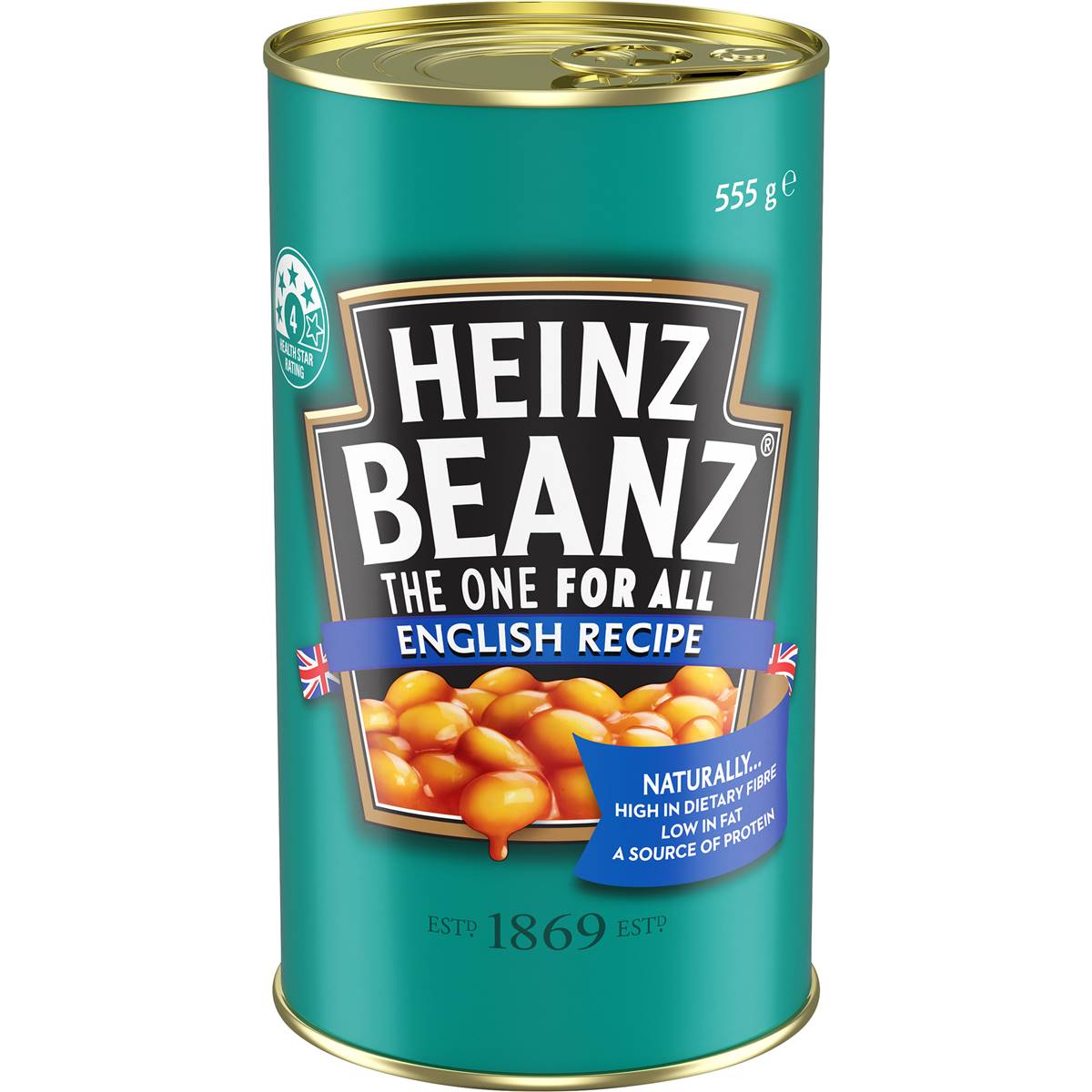 Heinz Beanz Canned Baked Breakfast Beans English Recipe 555g