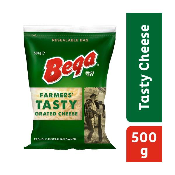 BEGA CHEESE TASTY GRATED 500G