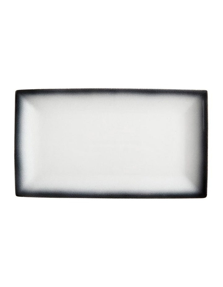 Caviar Granite Rectangle Platter in Black