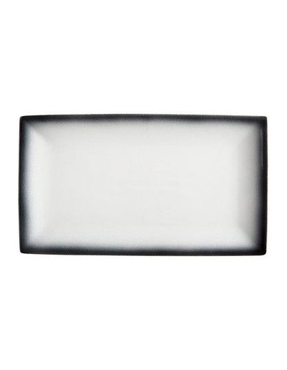 Caviar Granite Rectangle Platter in Black