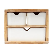 3 Drawer Bamboo Storage Unit