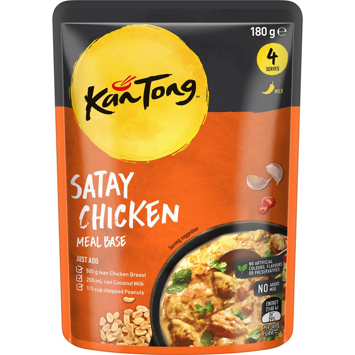 Kan Tong Satay Chicken Meal Base Pouch 180g