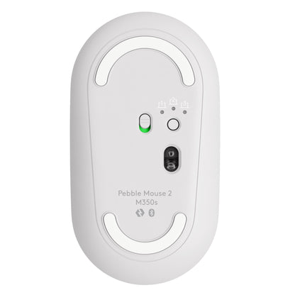 Logitech M350S Pebble 2 Wireless Mouse (White)