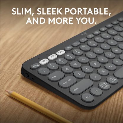 Logitech K380S Pebble Keys 2 Wireless Keyboard (Graphite)