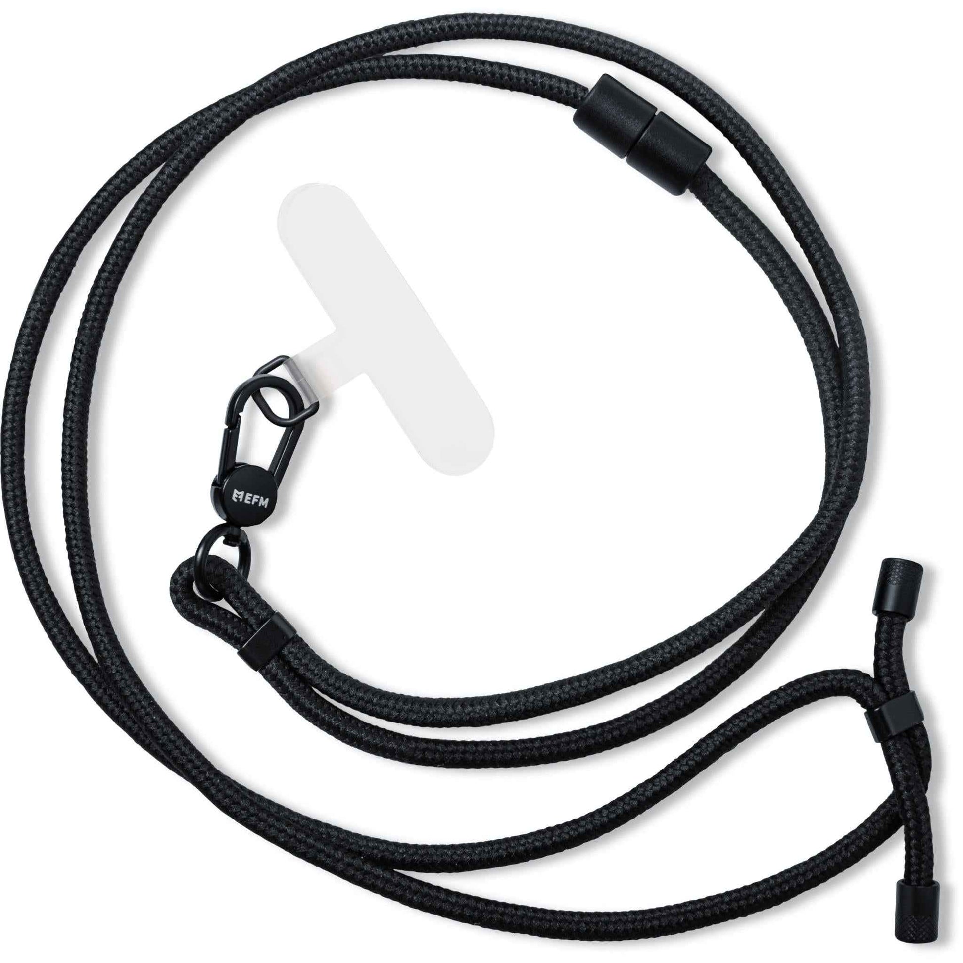 EFM Universal Mobile Lanyard (Solid Black)