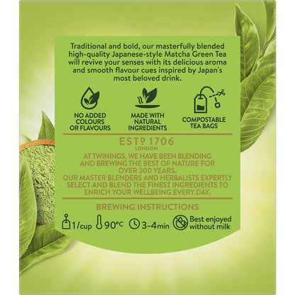 Twinings Matcha Green Tea Bags 10 pack