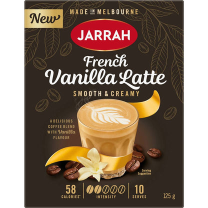 Jarrah French Vanilla Latte Satchets 10 pack