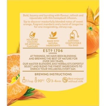 Twinings Honeybush Orange & Mandarin 10 pack