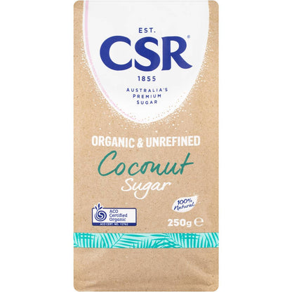 CSR Organic and Unrefined Coconut Sugar 250g