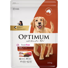 Optimum Grain Free With Beef & Vegetables Dry Dog Food 2.5kg