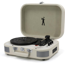 Flea Market Premium Suitcase Turntable Player (Cream)