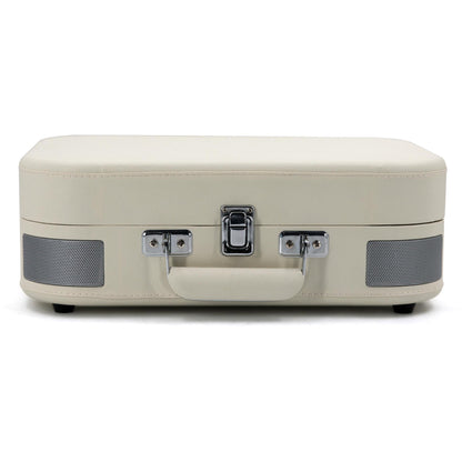 Flea Market Premium Suitcase Turntable Player (Cream)