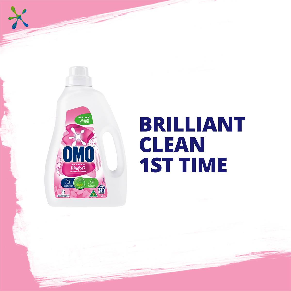 OMO Touch of Comfort Laundry Liquid 2L