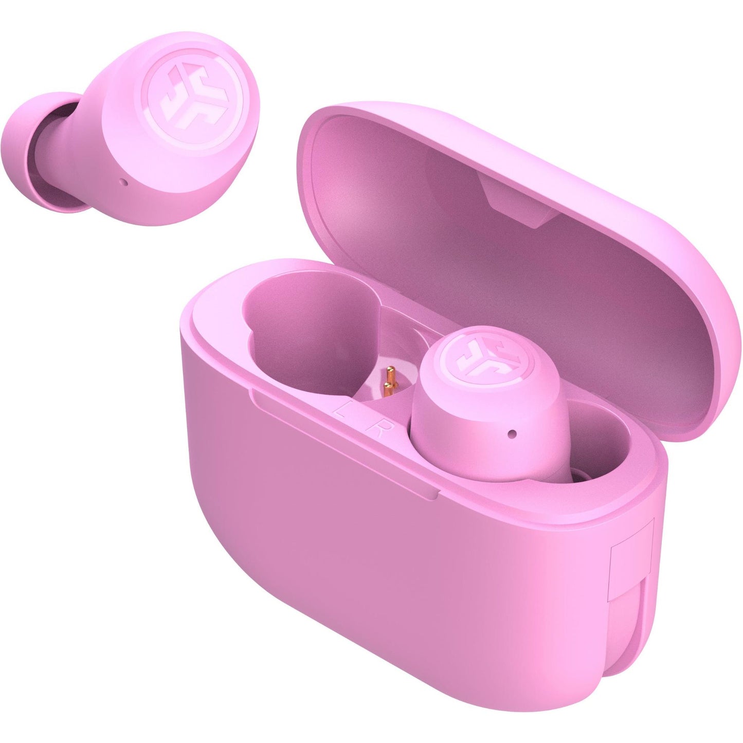 JLab Go Pop+ True Wireless Earbuds (Pink)