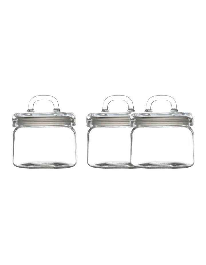 Refresh Canister Set 750ml 3 Piece in Clear