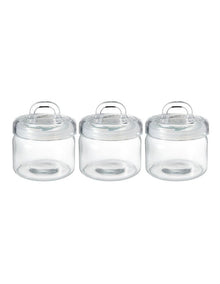 Refresh Canister Set 750ml 3 Piece in Clear