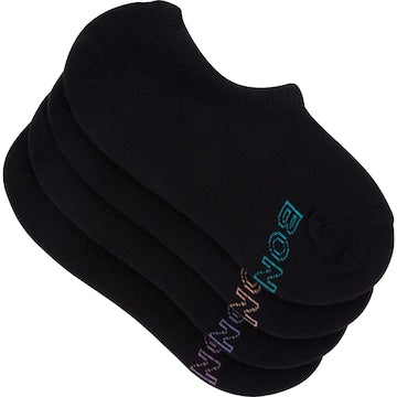 Bonds Ladies Lightweight Sneaker Socks Size 3-8 Assorted 4 pack