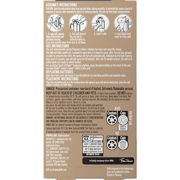 Glade Sense & Spray Automatic Air Freshener Sheer Vanilla 12g