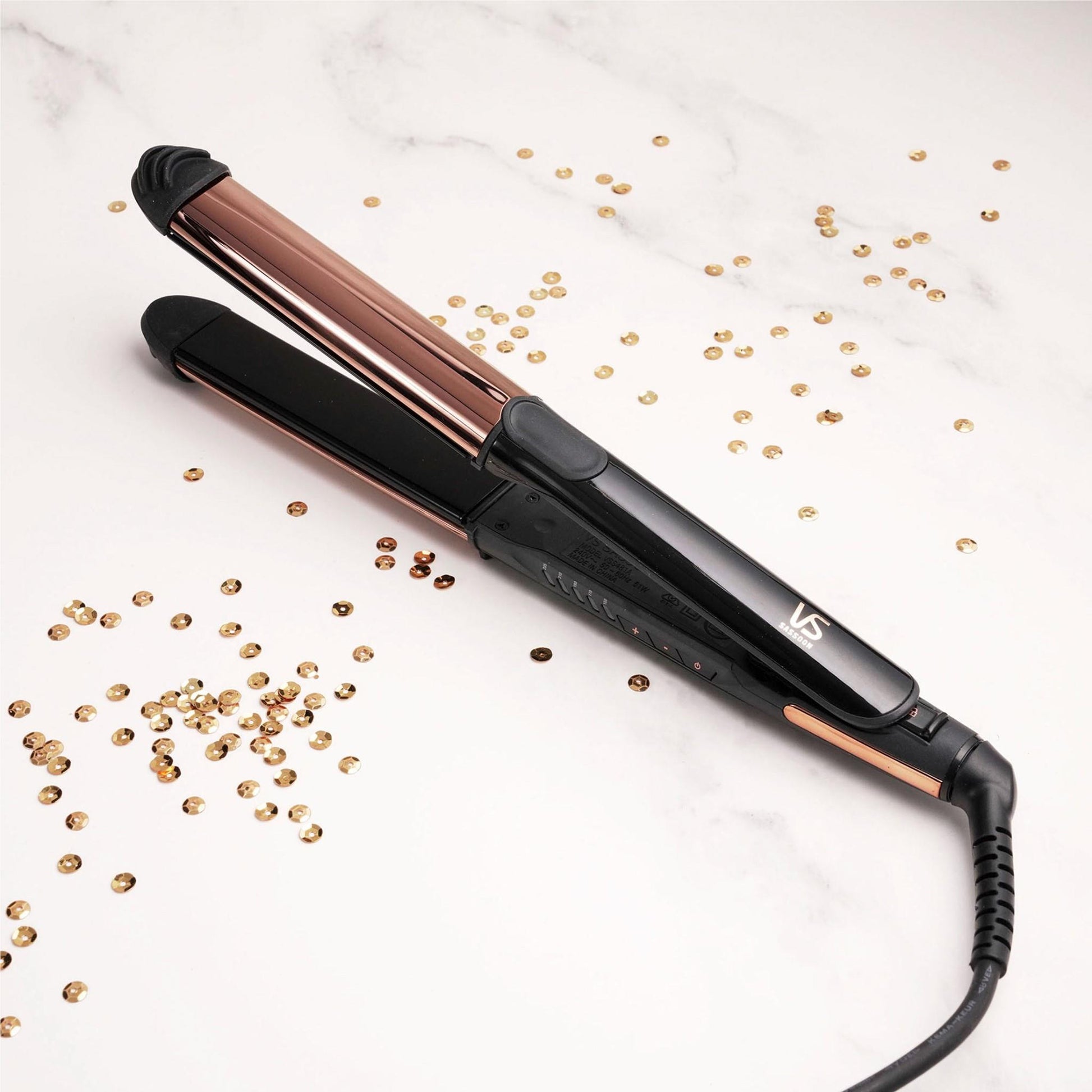 VS Sassoon Straight & Curl Brilliance Hair Straightener