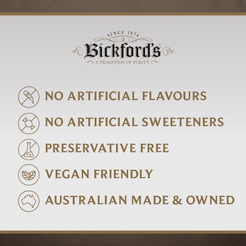 Bickford's Roasted Hazelnut Flavoured Syrup 500mL
