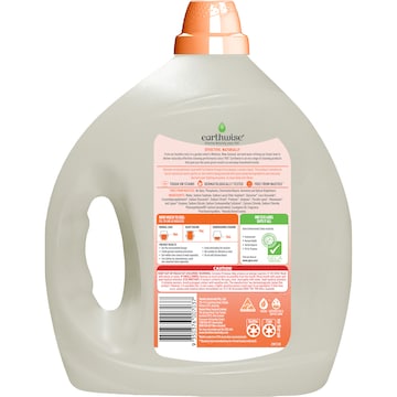 Earthwise Orange & Eucalyptus Laundry Liquid Washing Detergent 4L