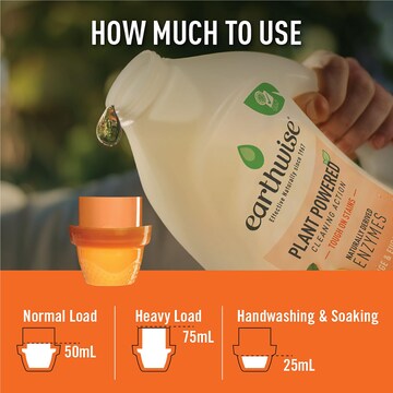 Earthwise Orange & Eucalyptus Laundry Liquid Washing Detergent 4L