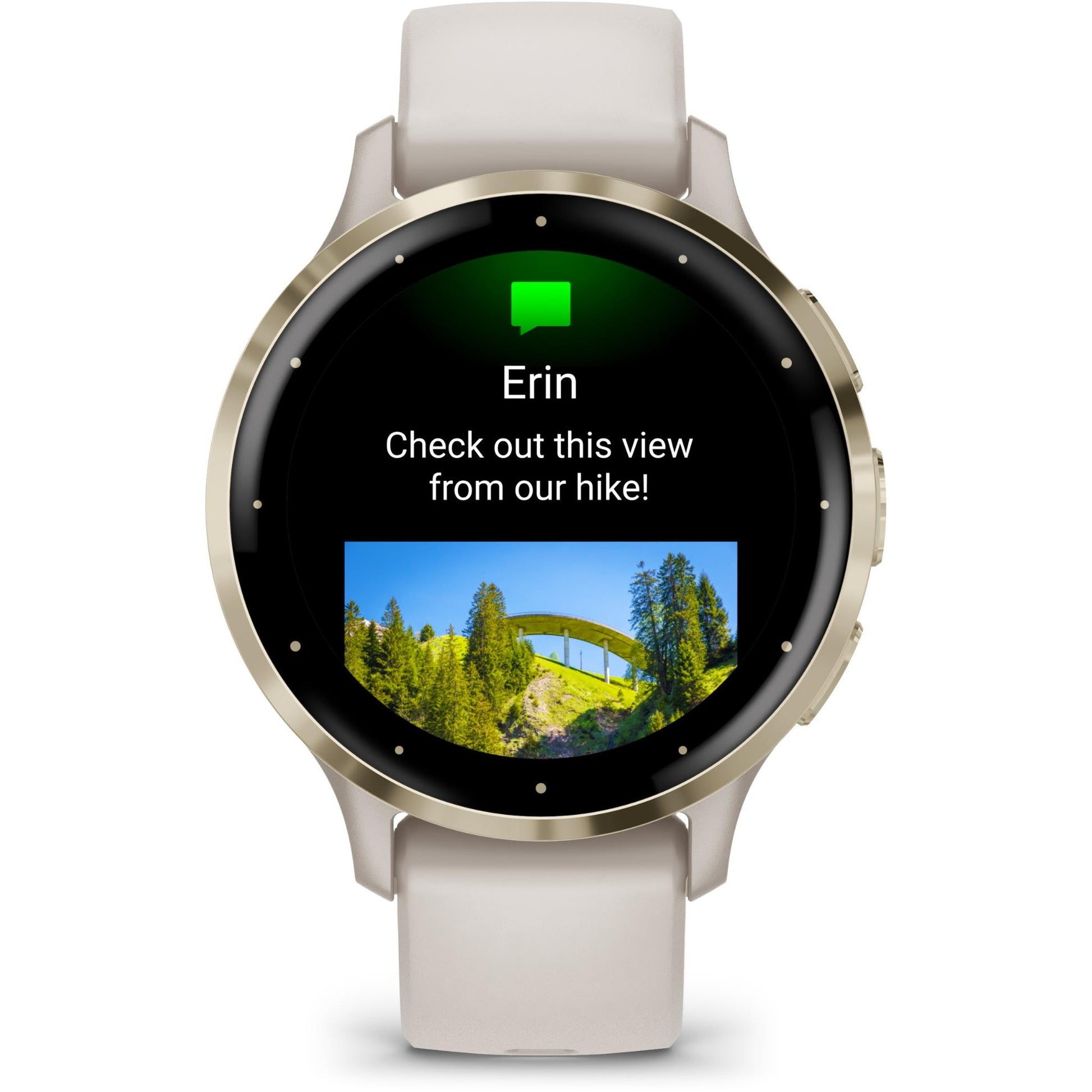 Garmin Venu 3S Sports Watch (Ivory/Soft Gold)
