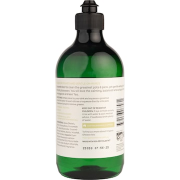 Organic Choice Dishwashing Liquid Lemongrass & Green Tea 500mL