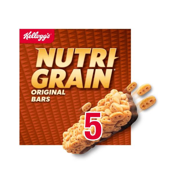 KELLOGG'S NUTRI-GRAIN ORIGINAL BARS 5 PACK 110G
