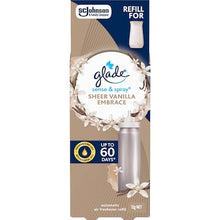 Glade Sense & Spray Air Freshener Refill Sheer Vanilla Embrace 12g