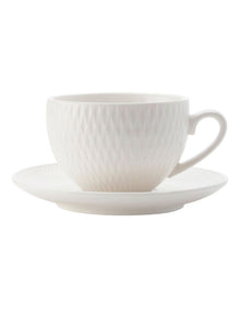 White Basics Diamonds Demi Cup & Saucer 90ml