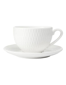 White Basics Diamonds Demi Cup & Saucer 90ml