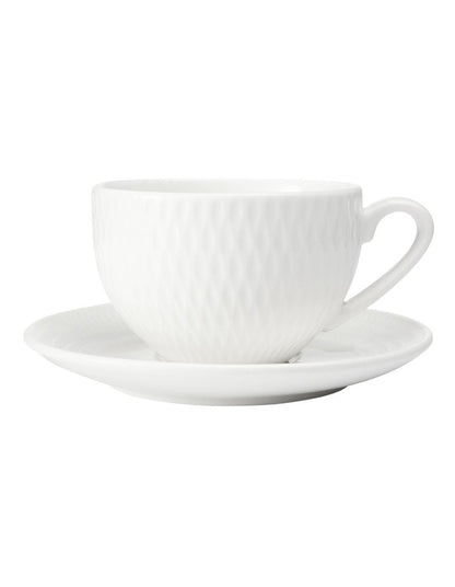 White Basics Diamonds Demi Cup & Saucer 90ml