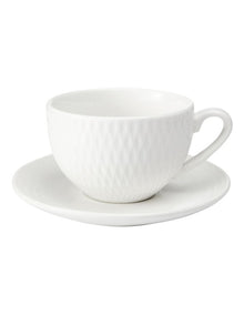 White Basics Diamonds Demi Cup & Saucer 90ml