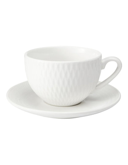 White Basics Diamonds Demi Cup & Saucer 90ml